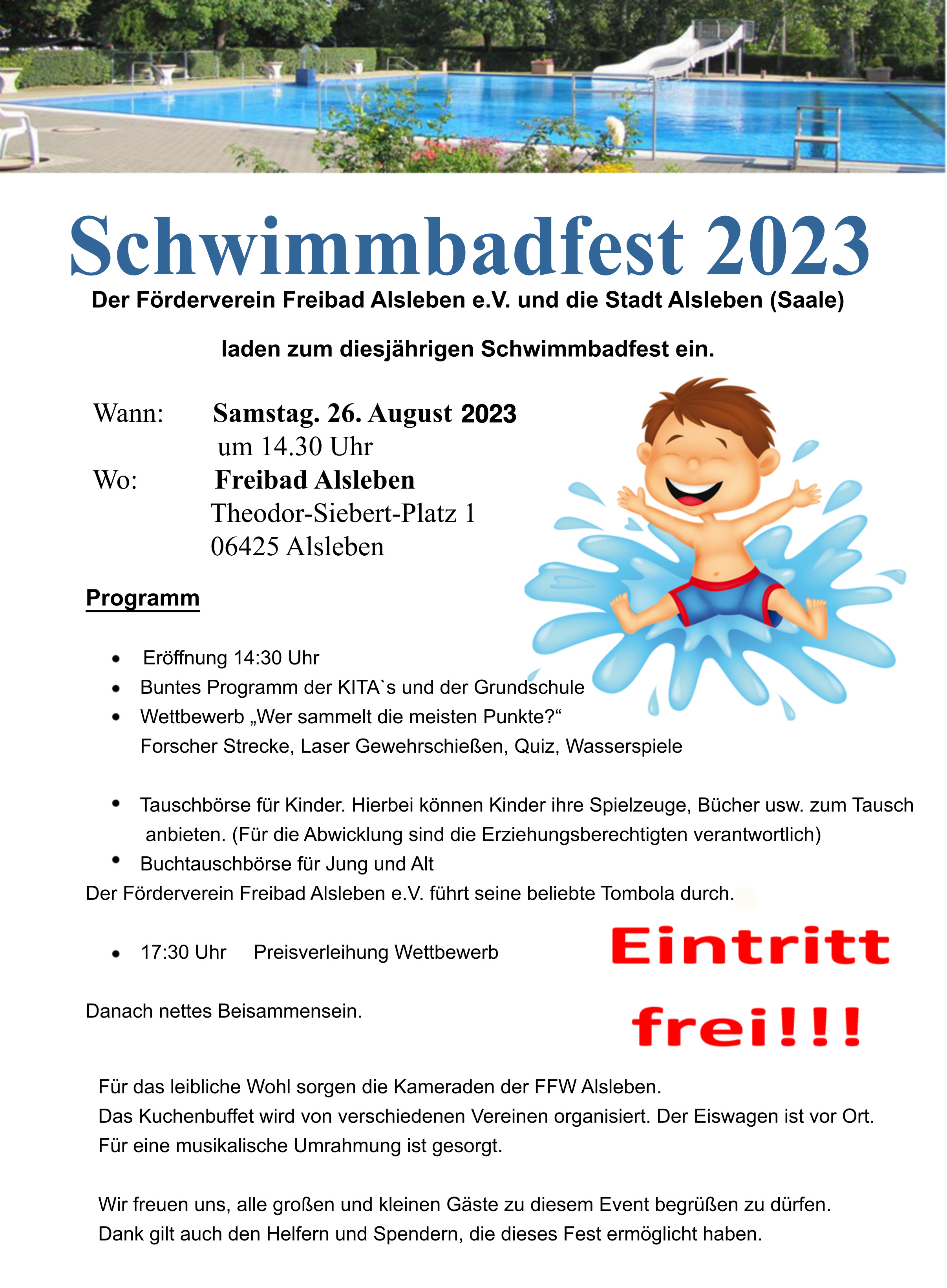 Schwimmbadfest
